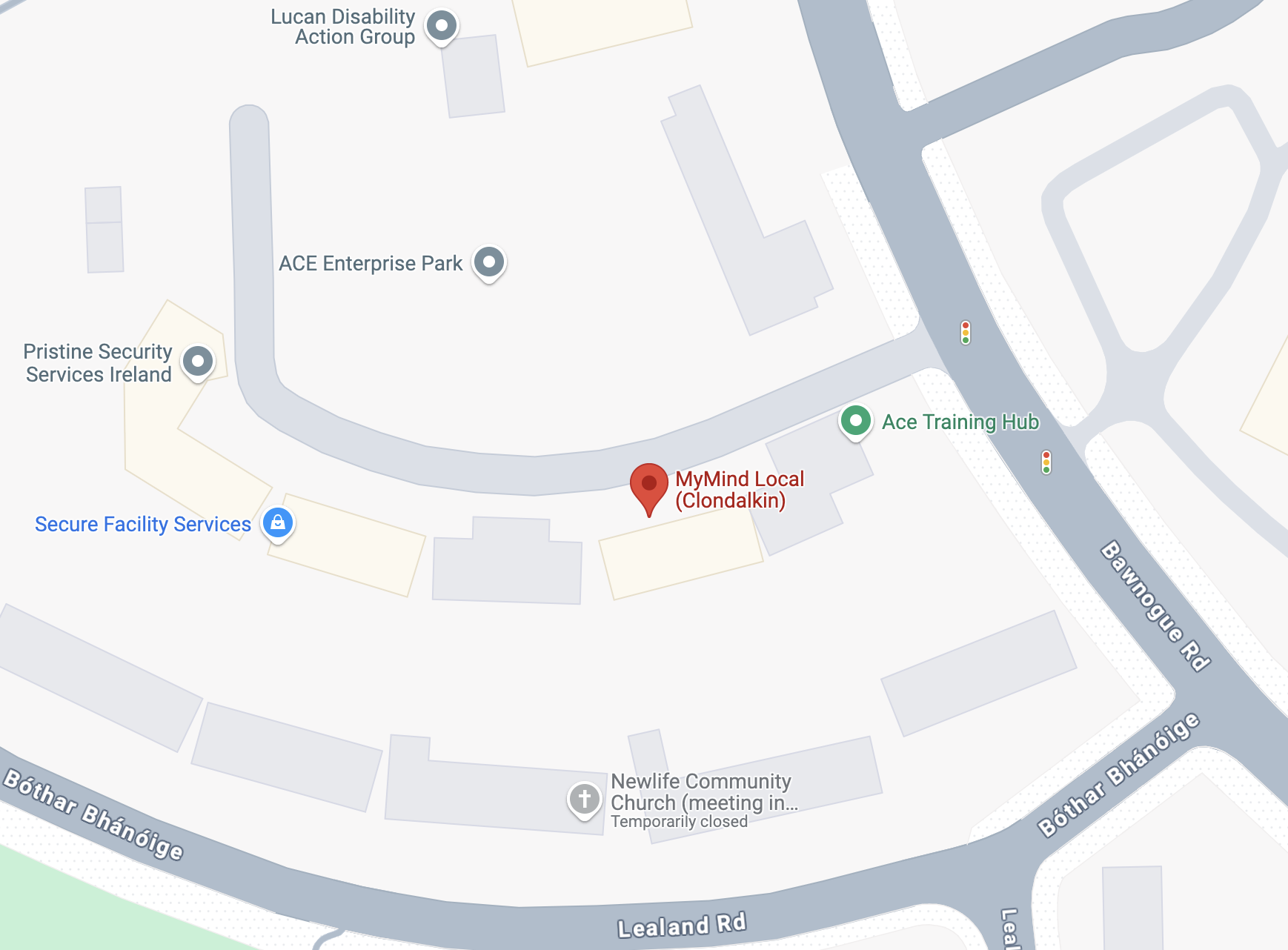 Map of MyMind Local Clondalkin