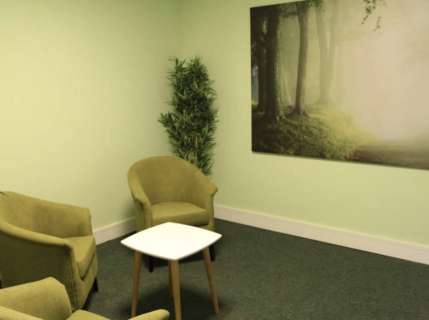 MyMind Dublin 8 waiting area